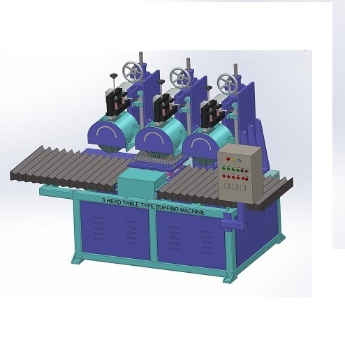 Continuous Rotary Buffing Machine